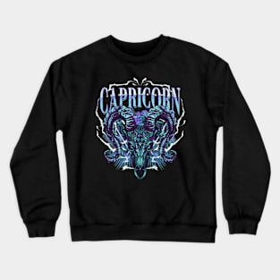 Capricorn Bootleg Retro HipHop Zodiac Sign Astrology Crewneck Sweatshirt